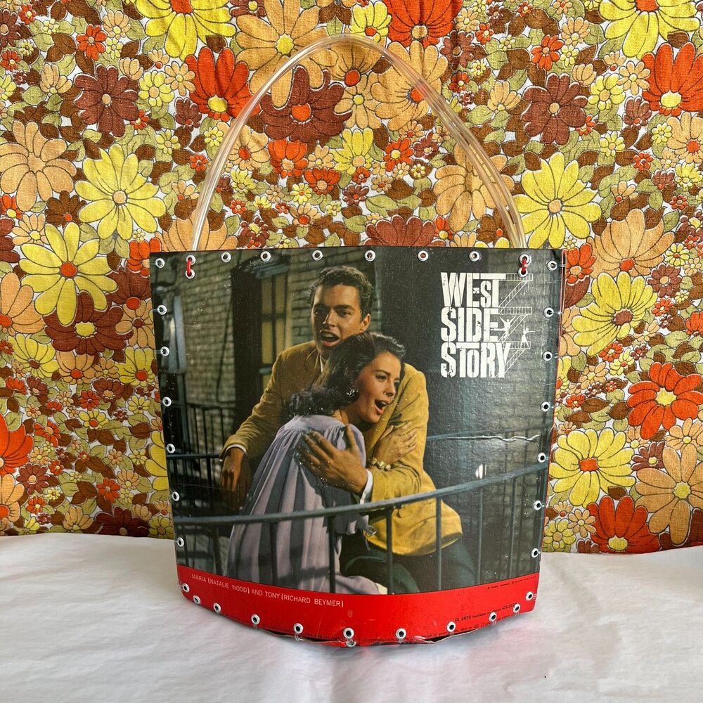 Vintage LP Record Cover Bag West Side Story Love Story